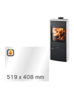 Kaminglas für OBI LAUSITZ EASY – Ersatzglas