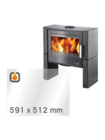 Kaminglas für HAAS SOHN DALE – Ersatzglas