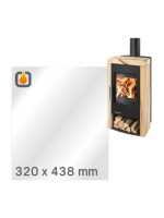 Kaminglas für HAAS SOHN PINEROLO – Ersatzglas