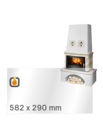 Kaminglas für ABX LAPONIE II – Ersatzglas