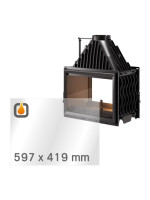 Kaminglas für INVICTA FOYER 700 GRANDE VISION DF – Ersatzglas