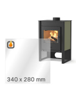 Kaminglas für HS Flamingo KUALA – Ersatzglas