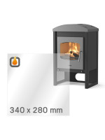 Kaminglas für HS Flamingo STAVANGER – Ersatzglas