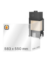 Kaminglas für IMPRESSION R/L 2g S 58.60.34.21 – Ersatzglas