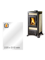 Kaminglas für LA NORDICA FULVIA – Ersatzglas