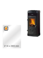 Kaminglas für LA NORDICA SUPER JUNIOR – Ersatzglas