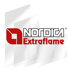 Ersatzglas für LA NORDICA Kaminöfen